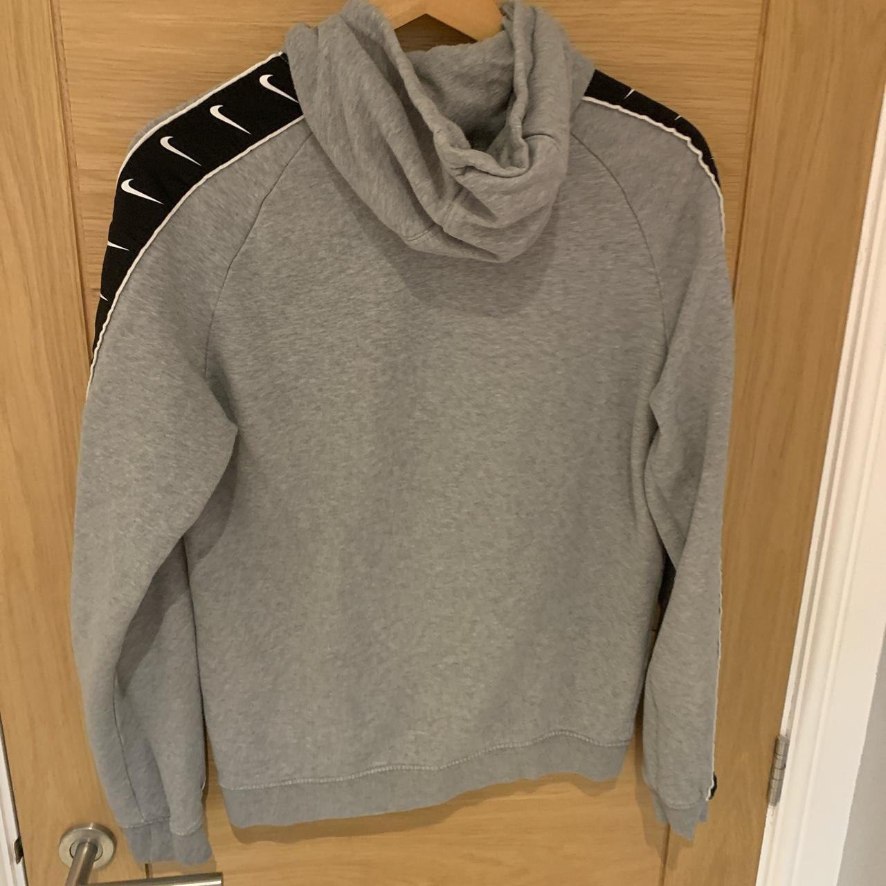 mens nike taped hoodie