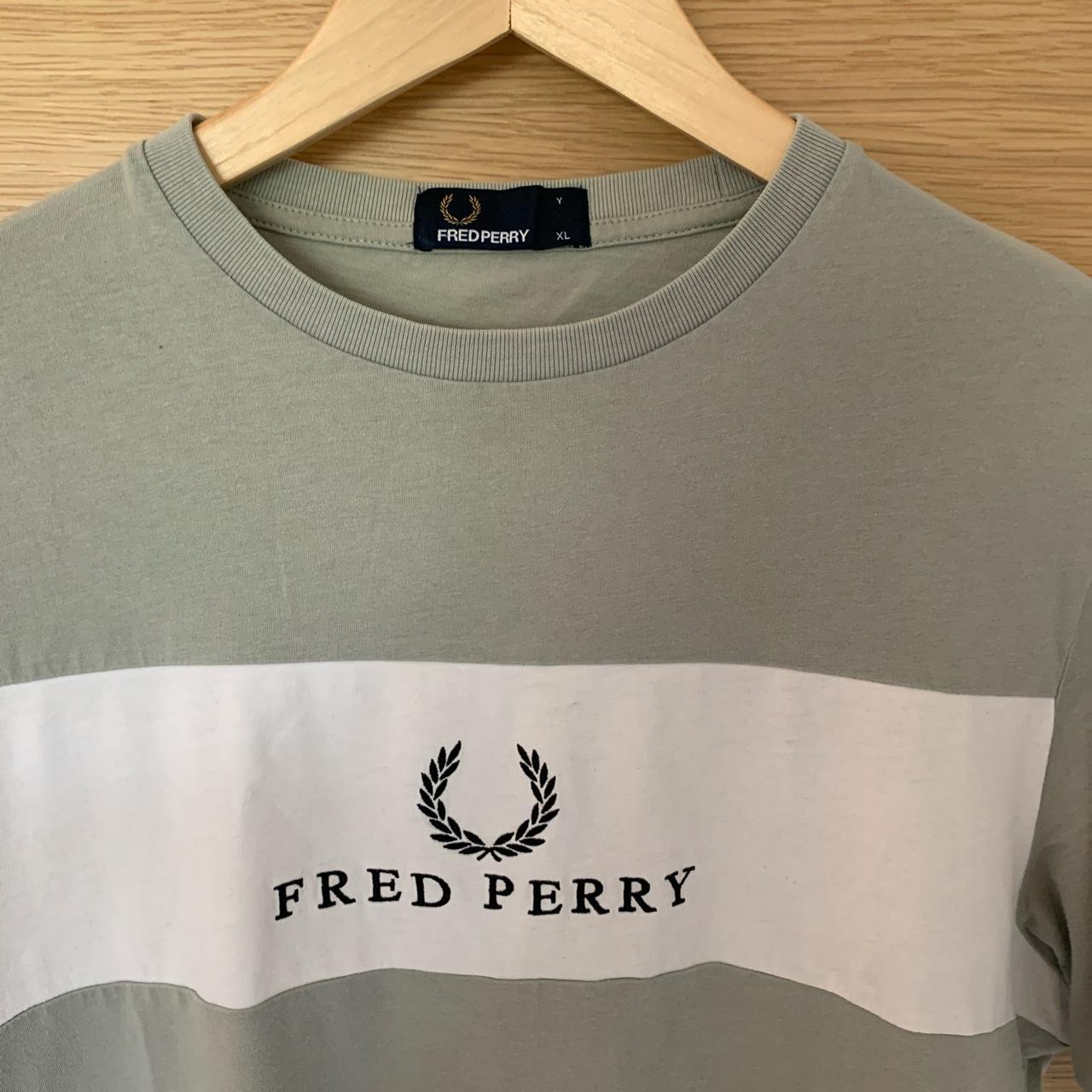 Fred Perry t-shirt Size Youth XL/Size Small... - Depop