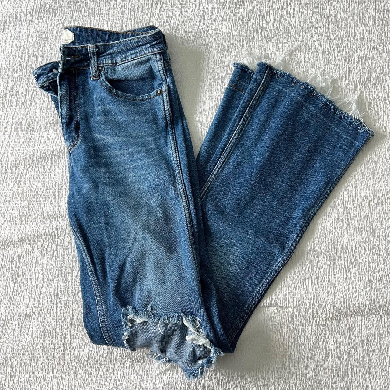 Free people flare jeans DEPOP PAYMENT ONLY Size 29... - Depop