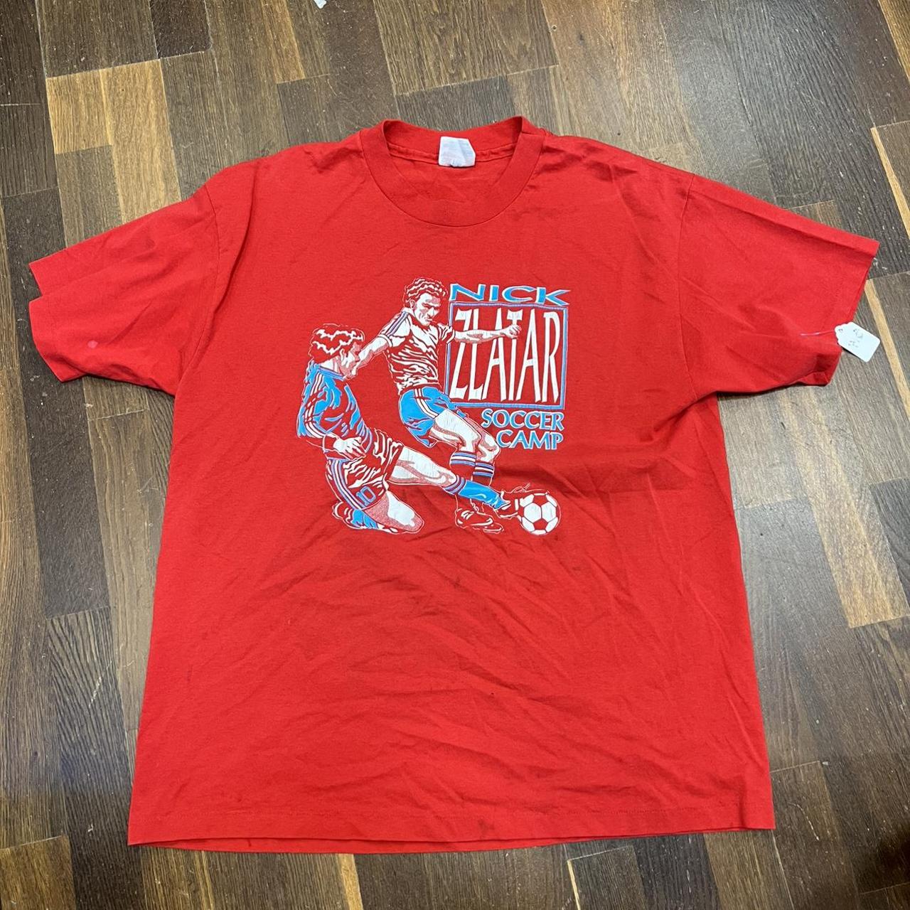 Item: 1981 Nick Zlatar soccer t-shirt Size:... - Depop