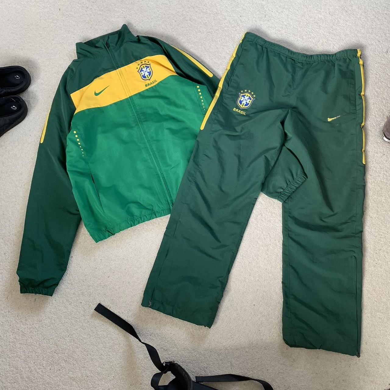 Nike T90 Brazil 2010 Player Tracksuit Size Large. Depop