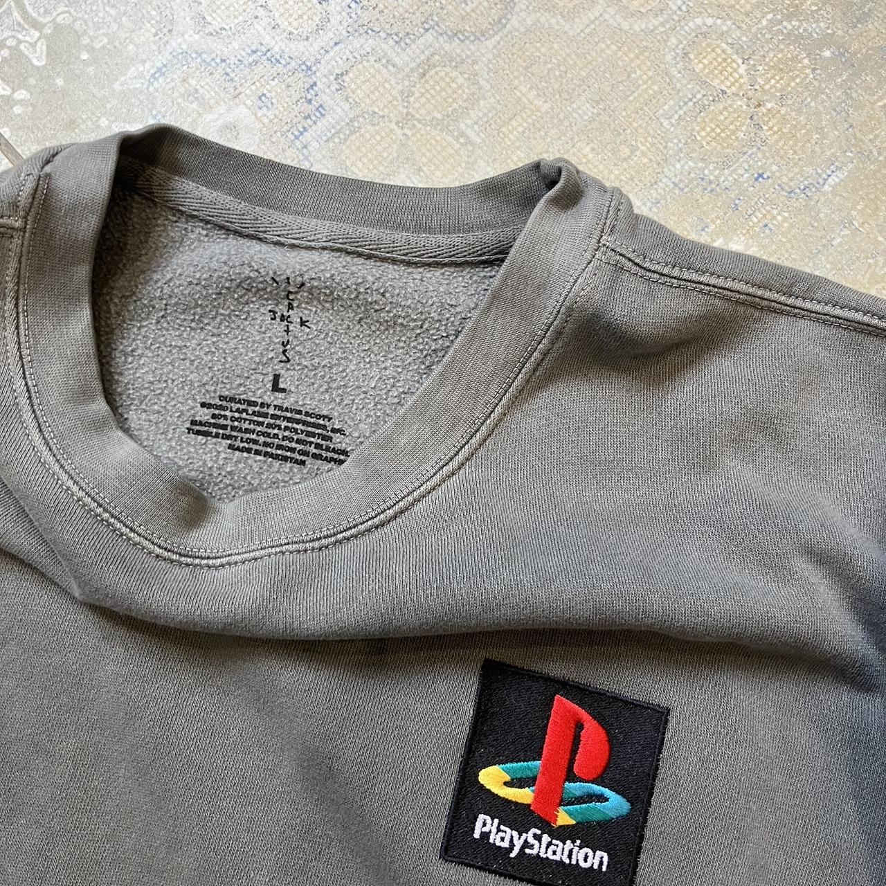 cactus jack playstation crewneck