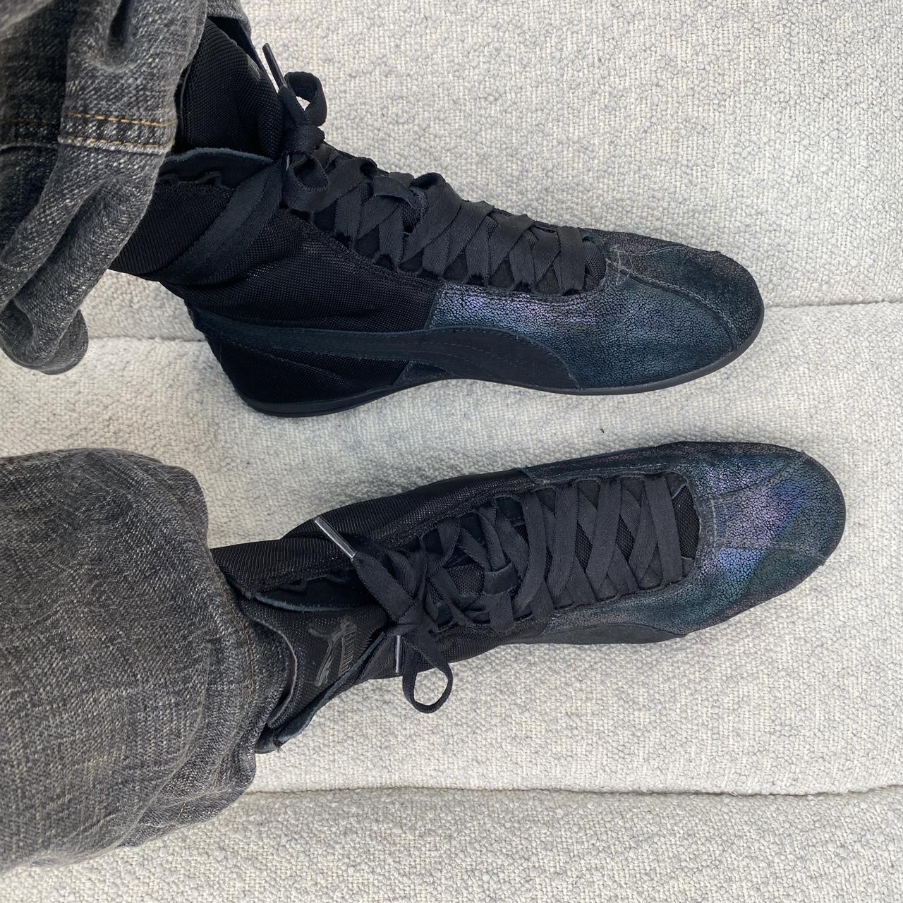 The coolest Puma boxing boots lace up ballet style... Depop