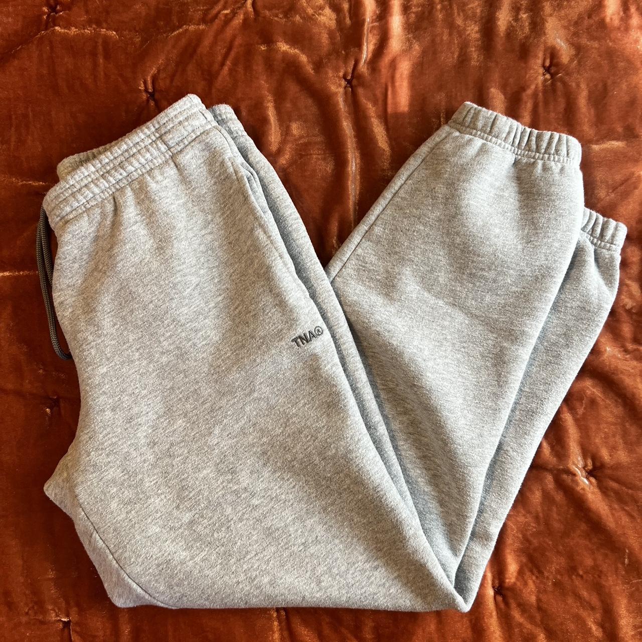 Aritzia TNA Cozy Fleece sweatpants. Barely worn,... - Depop