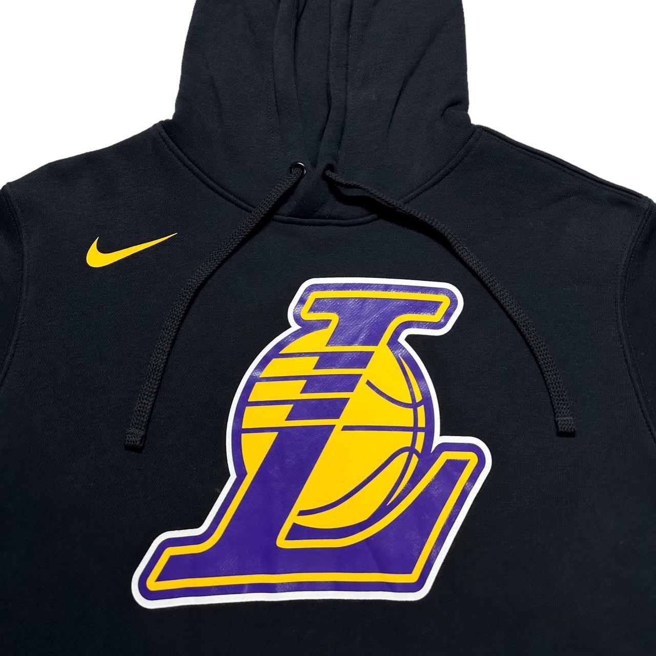 Nike Lakers cropped hoodie - Black size 12 and 14 - Depop