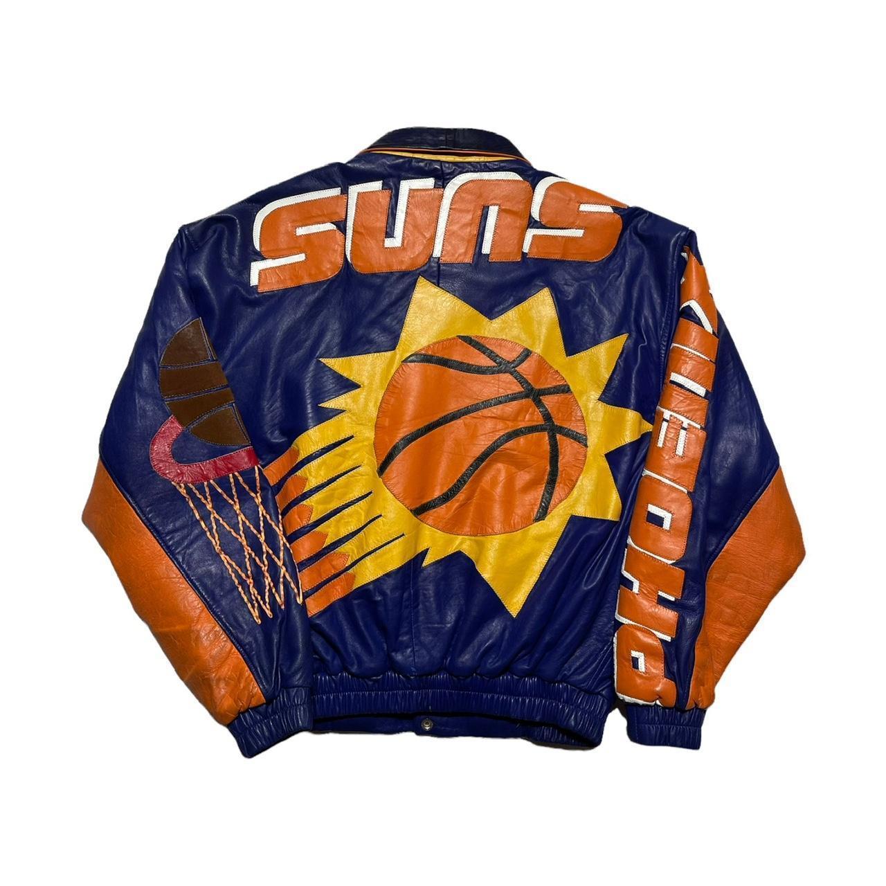 Phoenix suns 2024 vintage leather jacket L