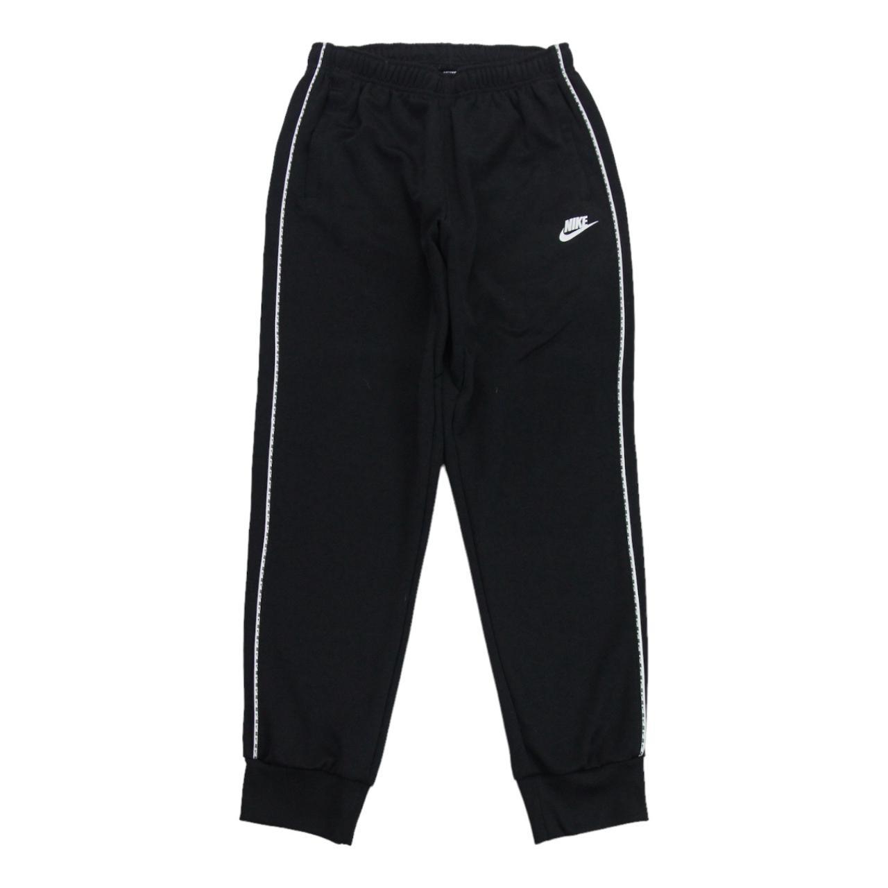 Black nike tracksuit bottoms hot sale mens