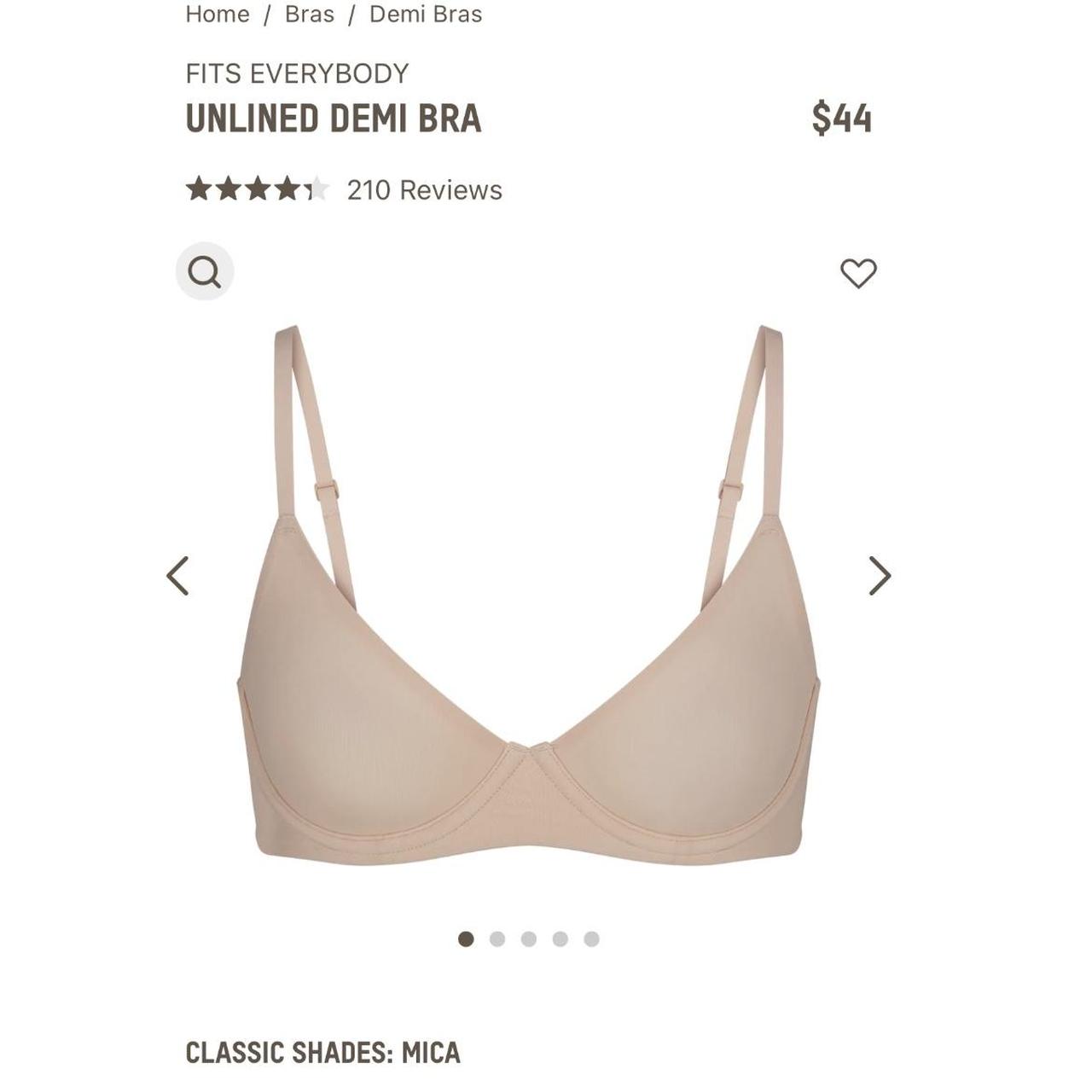 FITS EVERYBODY UNLINED DEMI BRA