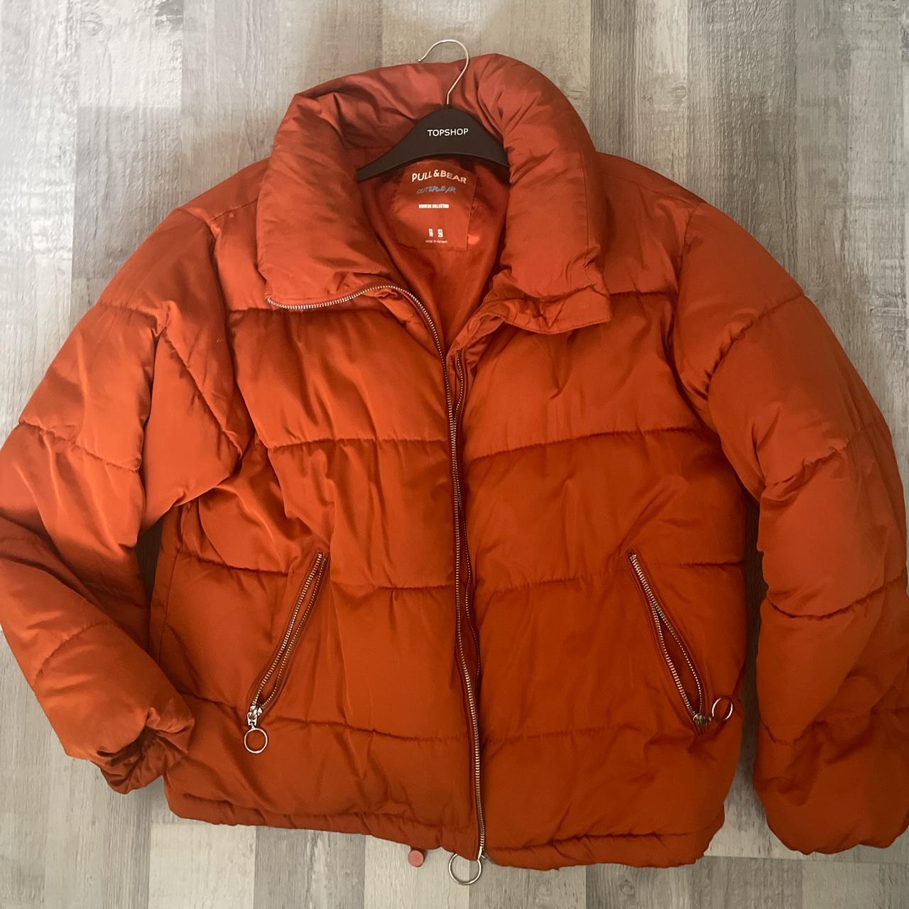 Pull and bear puffer coat size medium. One mark... - Depop