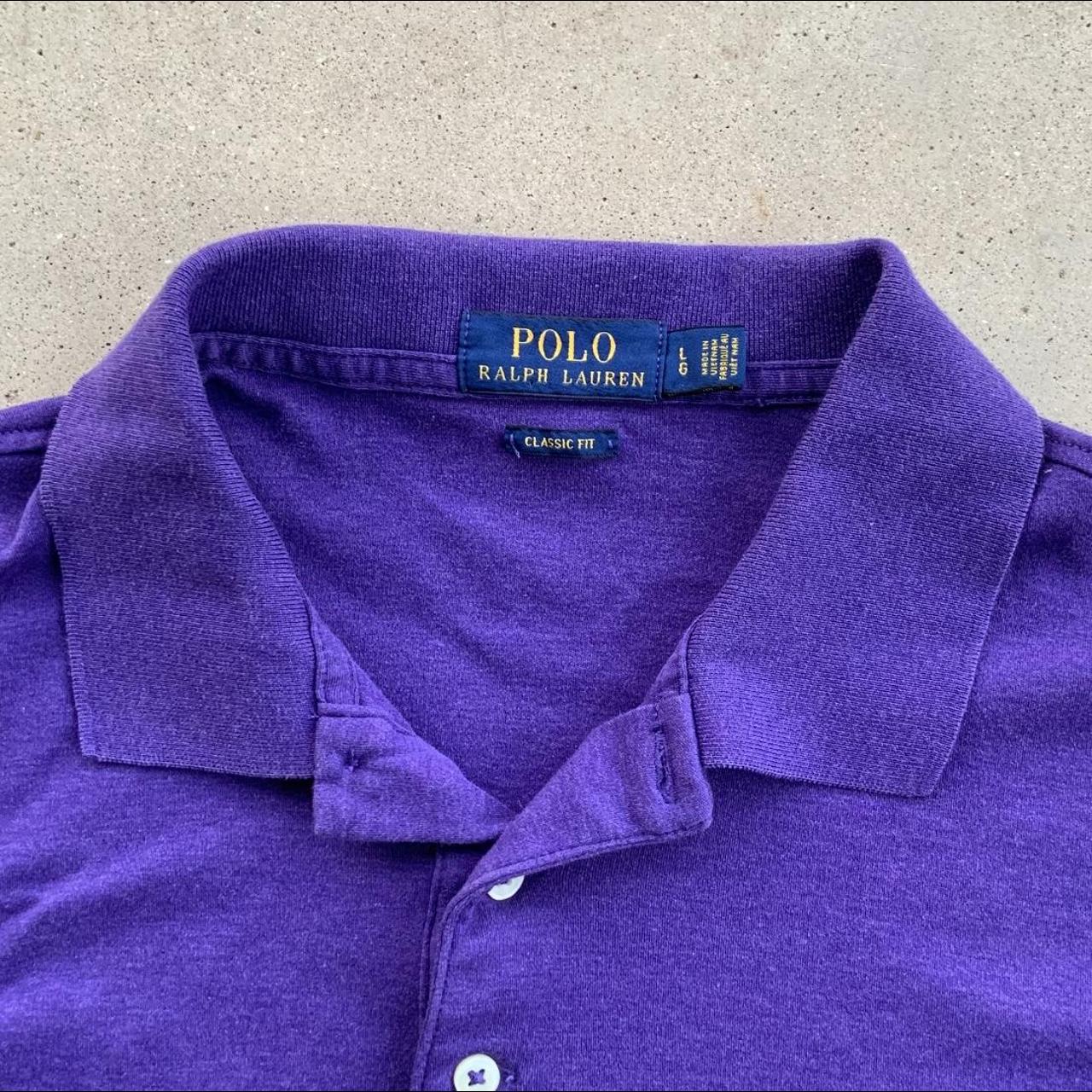 Polo Ralph Lauren Men's Purple Polo-shirts (4)