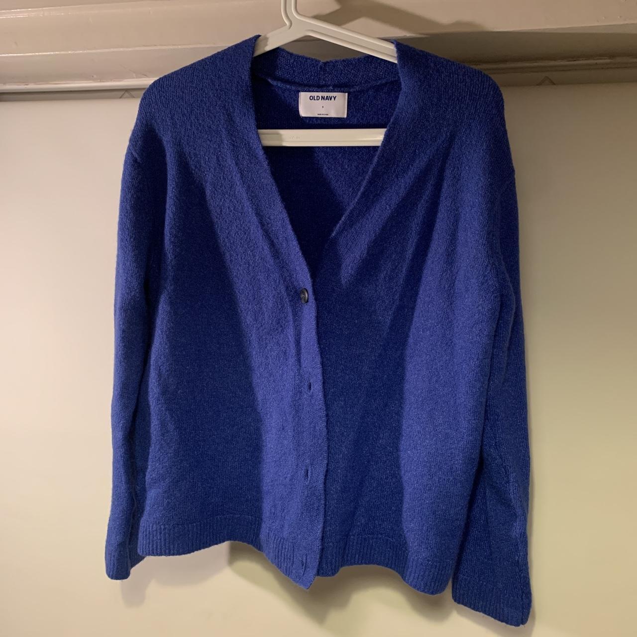 Old Navy Women's Blue Cardigan | Depop