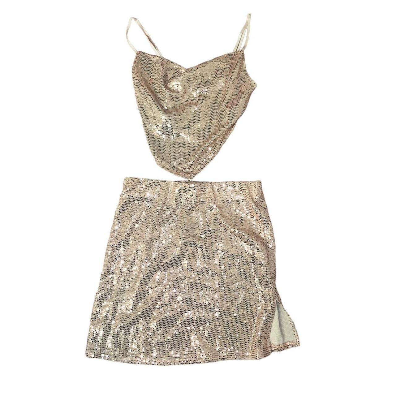 Two piece sparkly set Perfect as a New Year’s Eve... - Depop