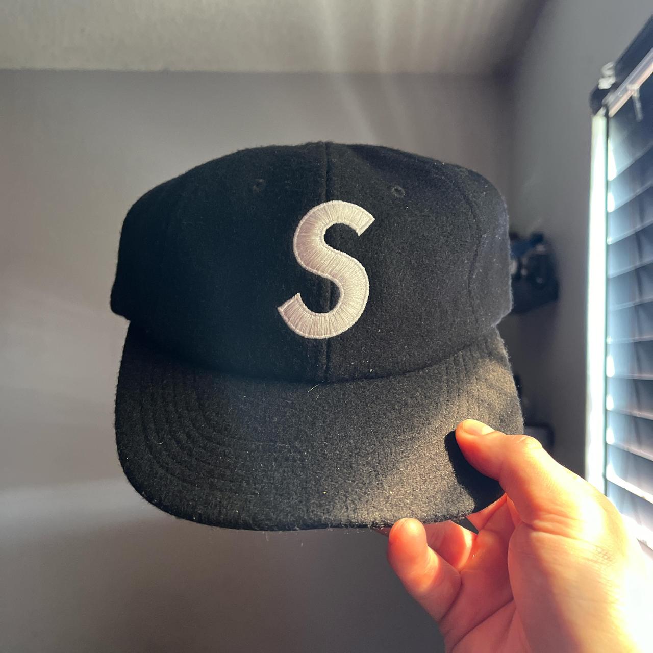 Supreme Wool S Logo hat Awesome hat, very good... - Depop