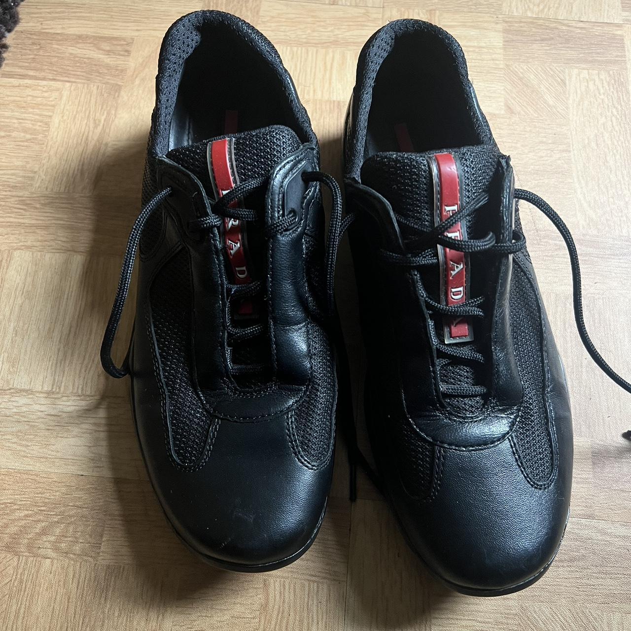 Prada American cups in black Worn once RRP:... - Depop