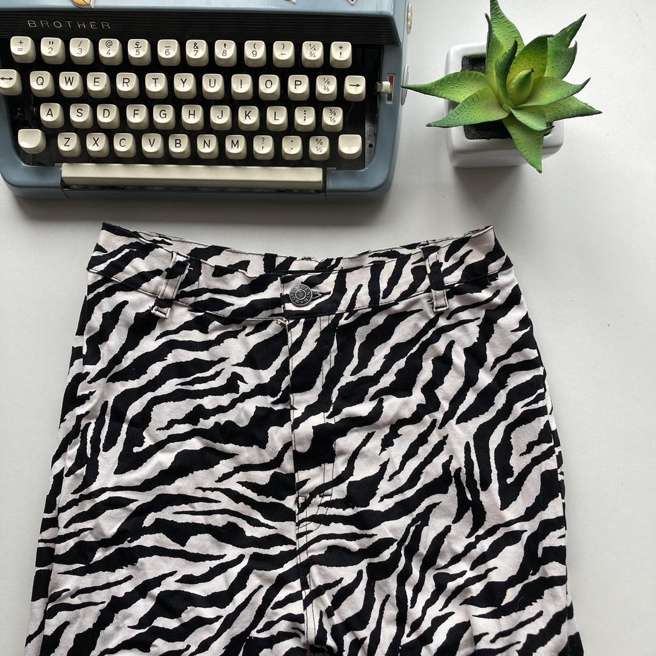 Motel Zebra Print Trousers Z oven Trousers in 90’s... Depop