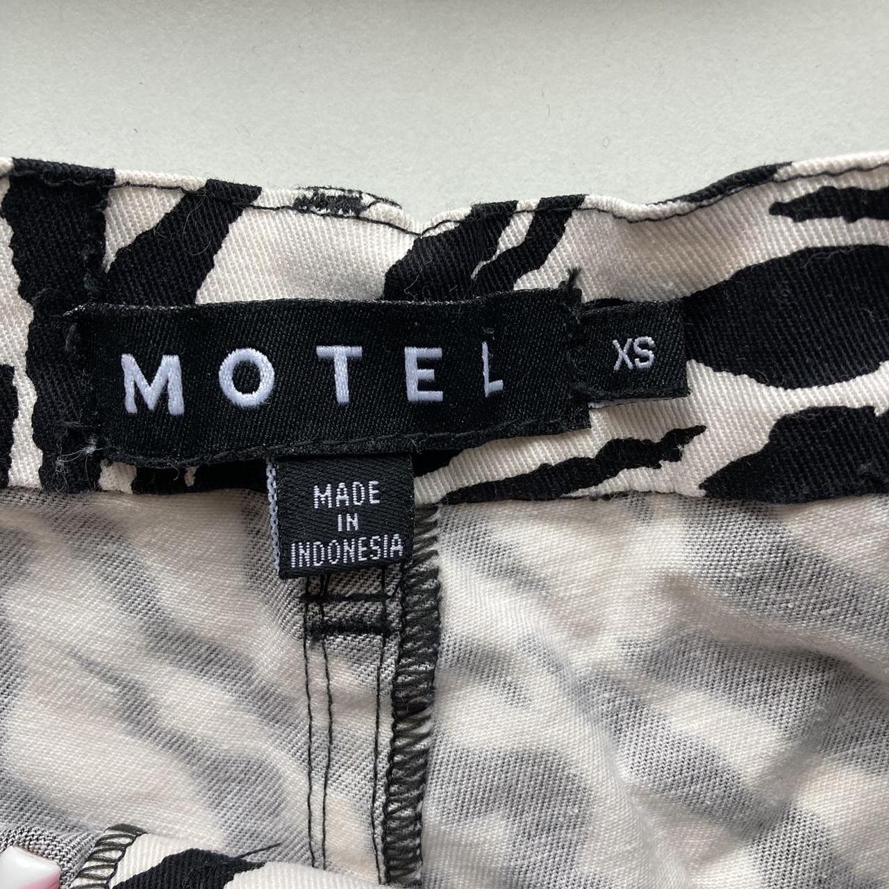 Motel Zebra Print Trousers Z oven Trousers in 90’s... Depop