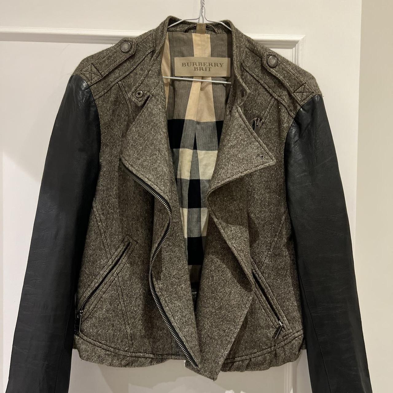 Beautiful Burberry Brit jacket with checkered