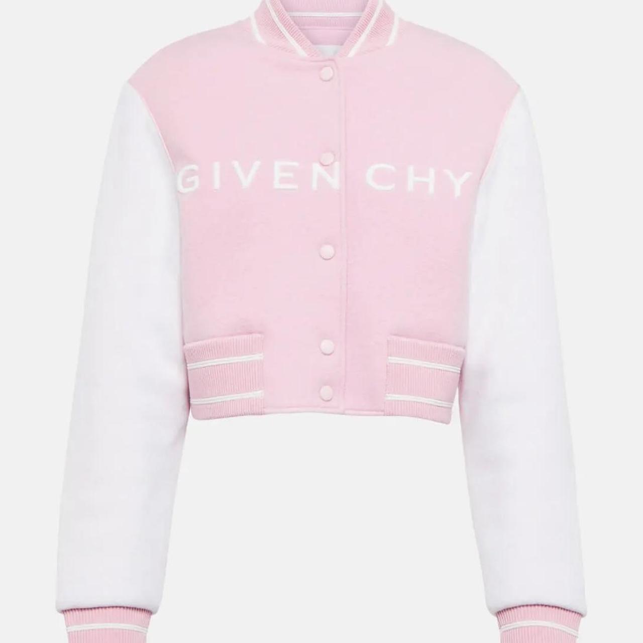 ジャケット GIVENCHY Women Jackets BW00QLG1ZE 661 Pink Varsity Bomber Cropped Women's Givenchy Jacket