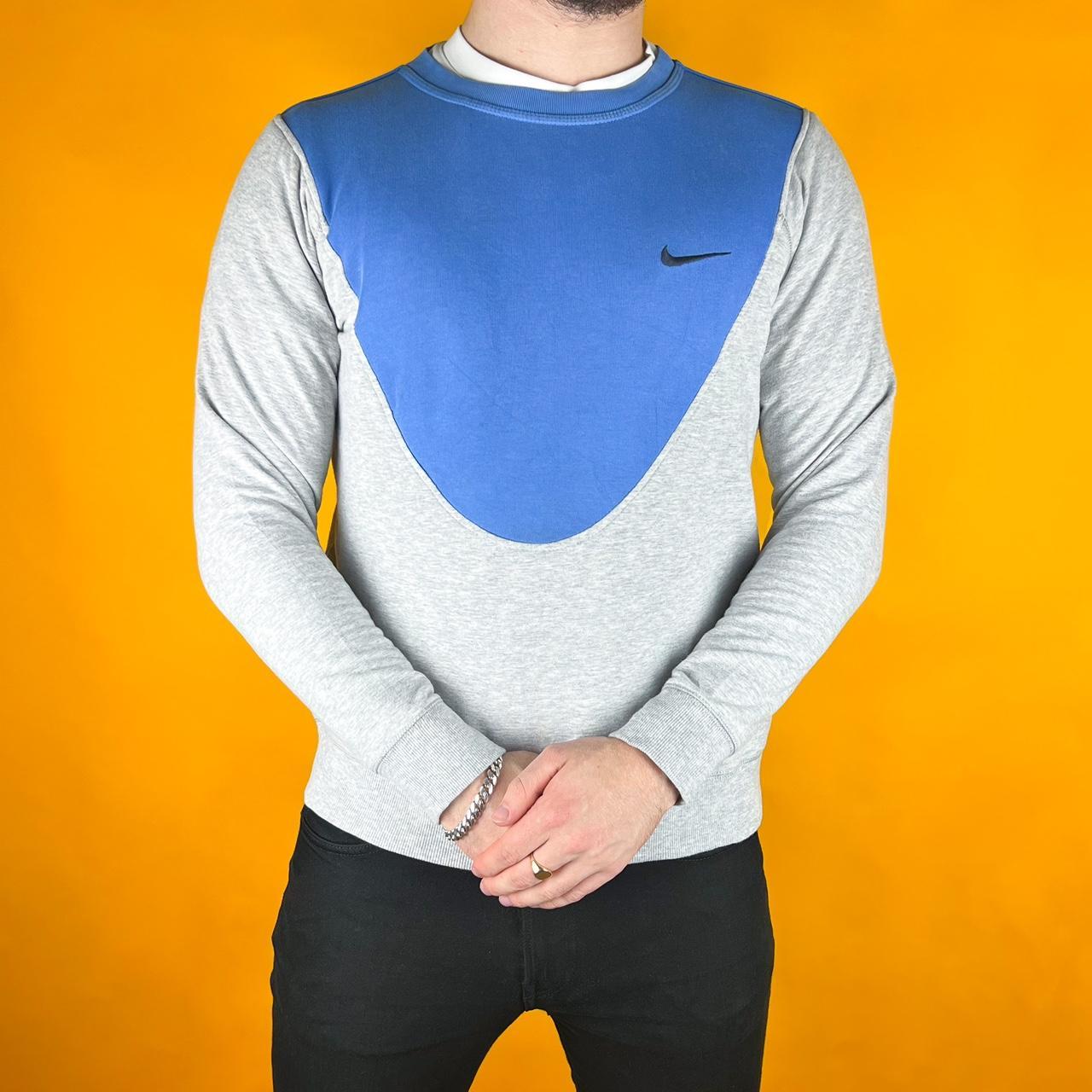 mens nike blue sweatshirt