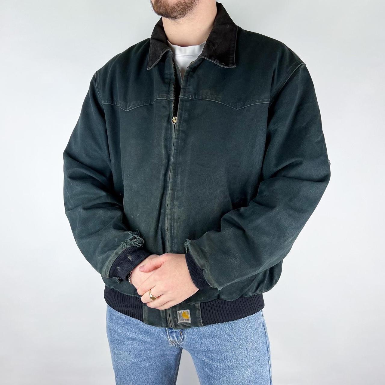 Vintage Carhartt Bomber Jacket Classic piece, faded... Depop