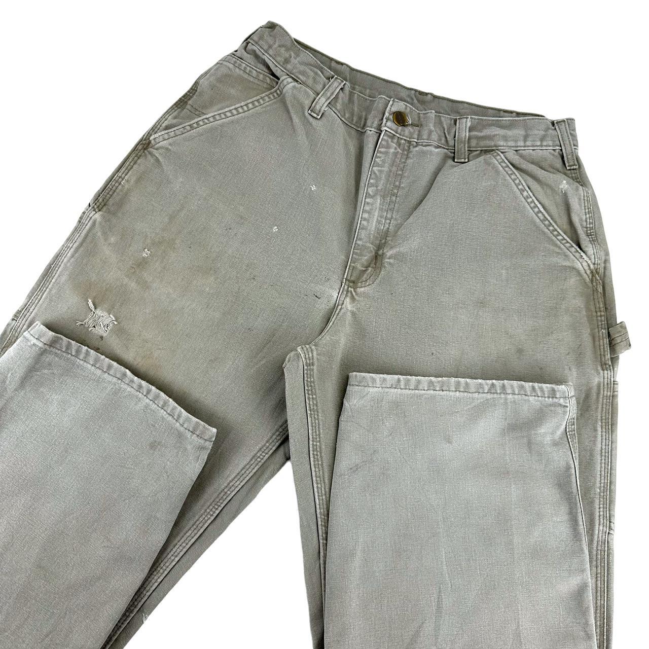 Vintage Carhartt B11 DES Carpenter Jeans / Pants... - Depop