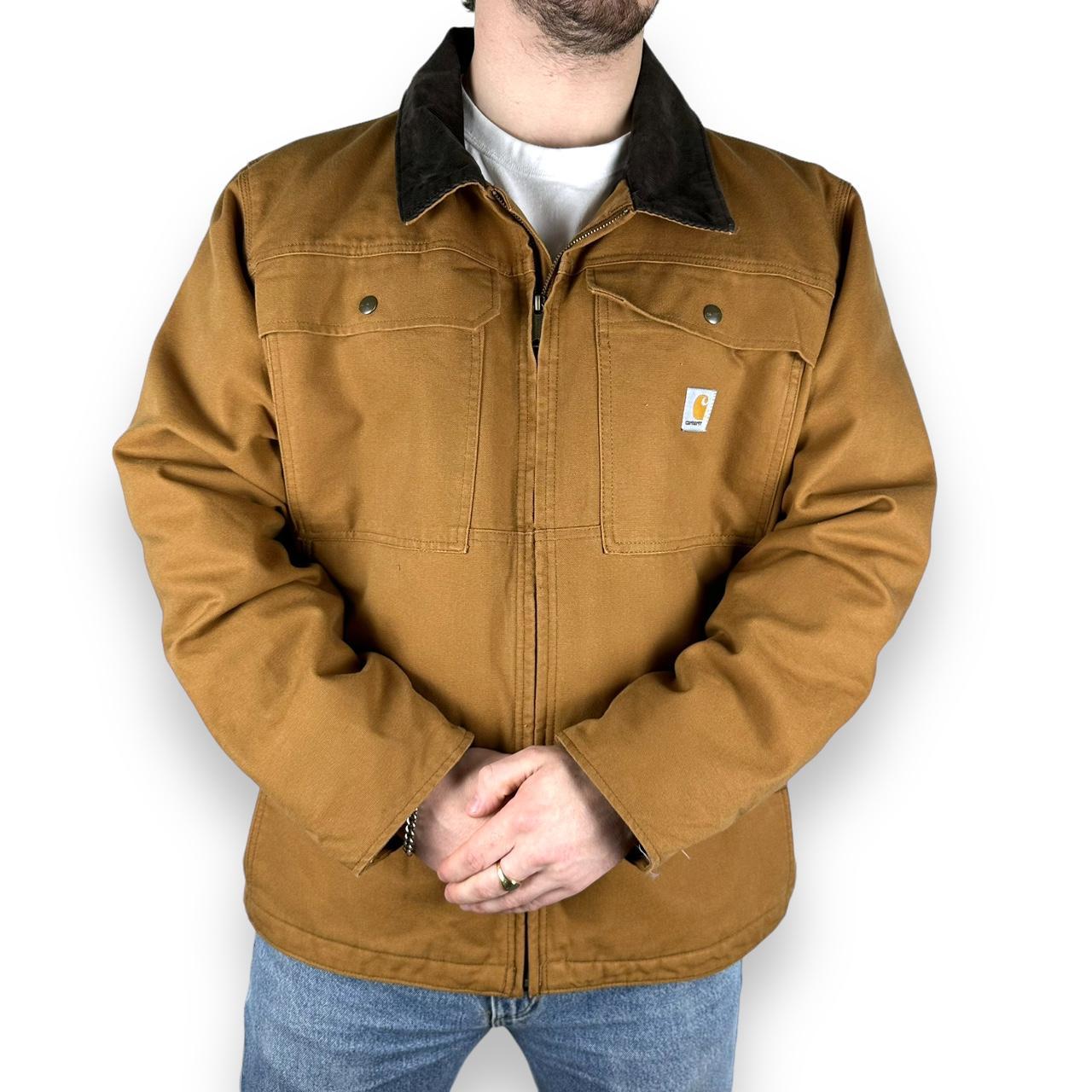 Men's carhartt work outlet jacket