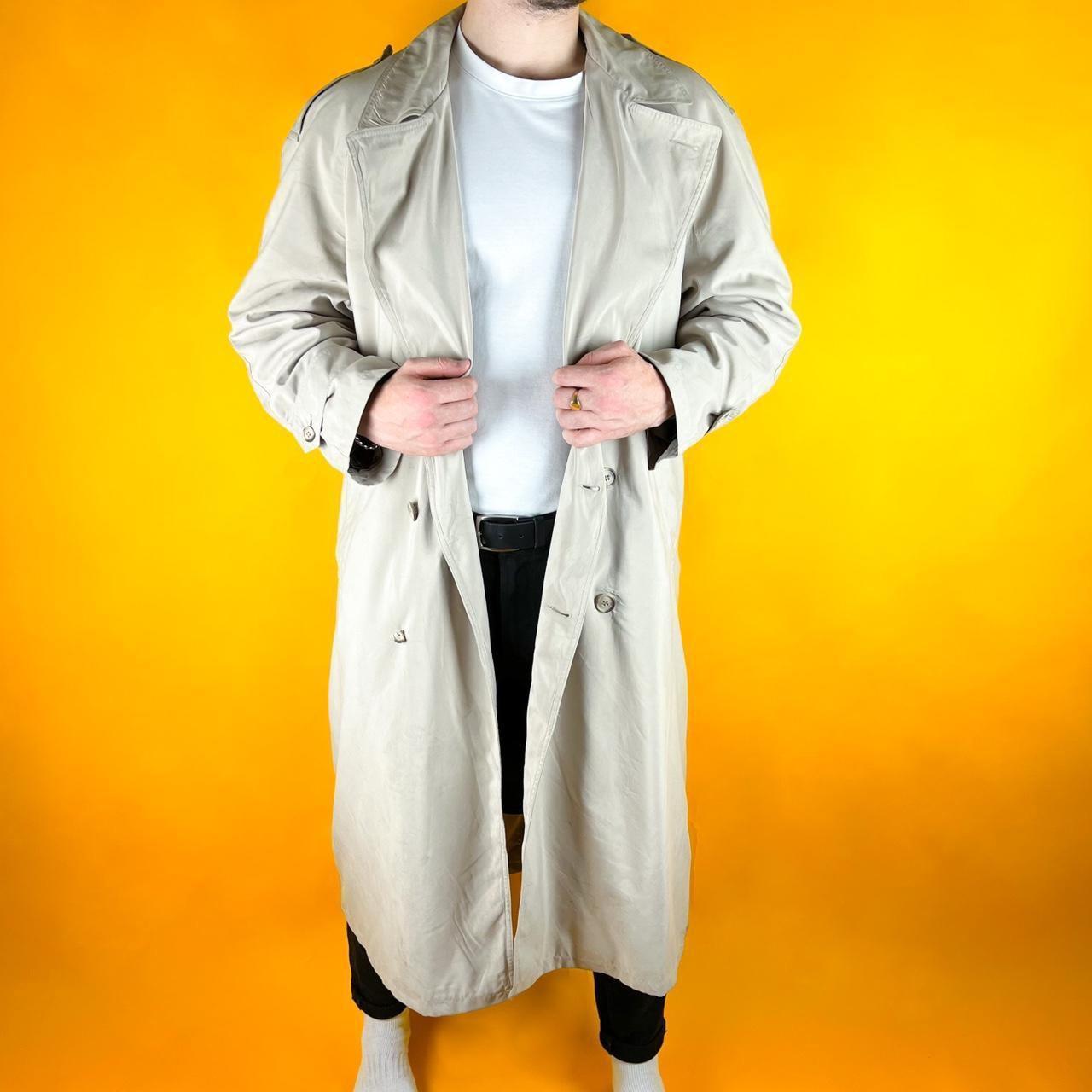 80s Brooks Brothers Trench Coat L, Vintage Tan Classic