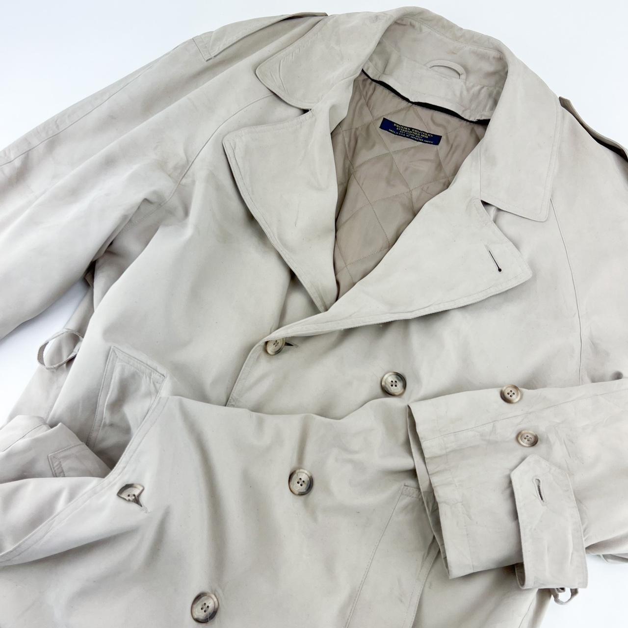 Vintage Brooks Brothers Trench Coat Cream/beige | Depop Vintage Brooks Brothers Trench Coat Cream/beige | Depop