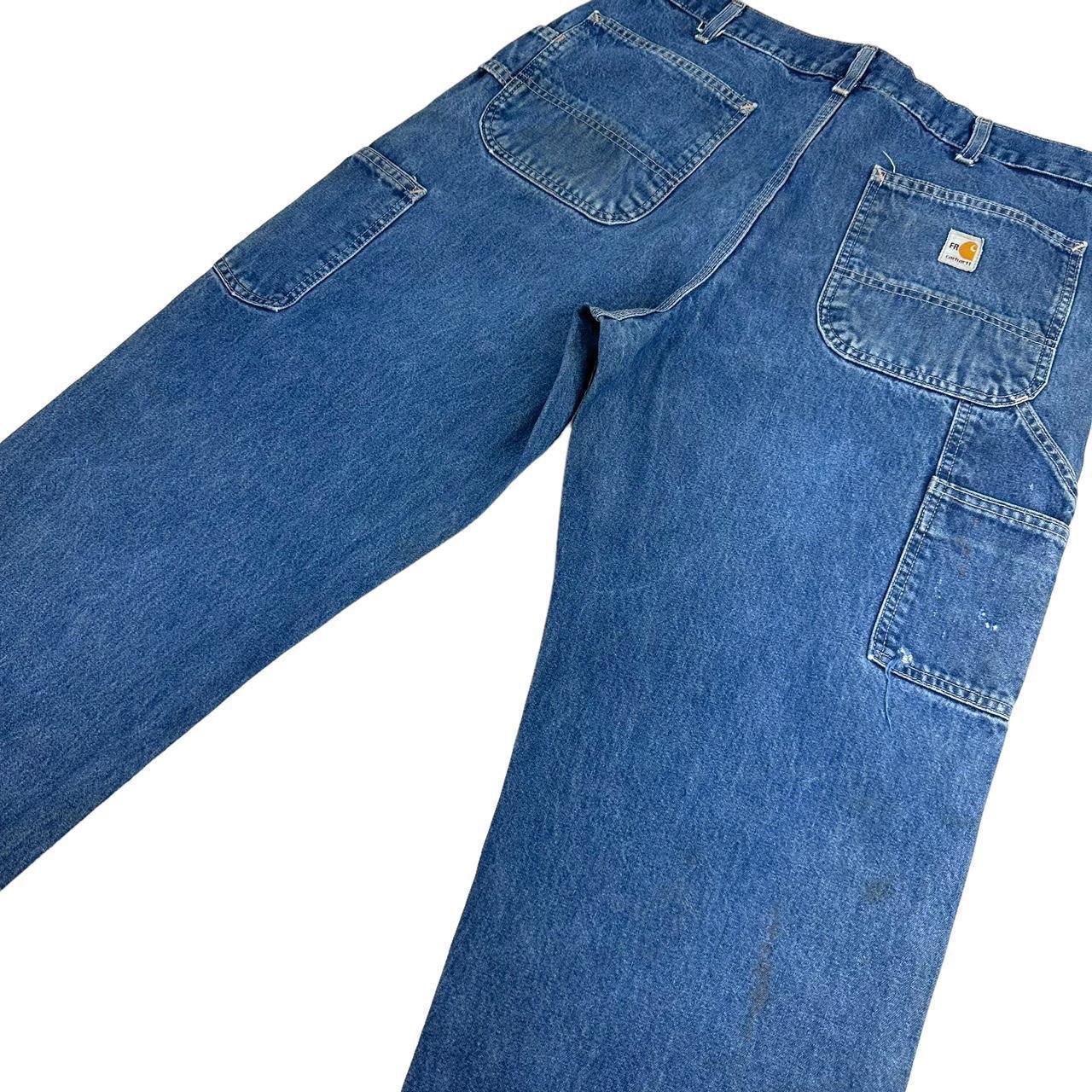 Vintage Carhartt FR B13 DNM Carpenter Jeans | Depop