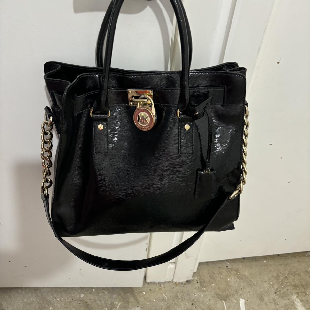 michael kors glossy tote