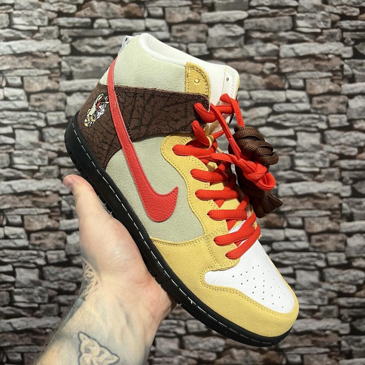 Nike SB dunk high PRO ISO orange label COLOR Depop