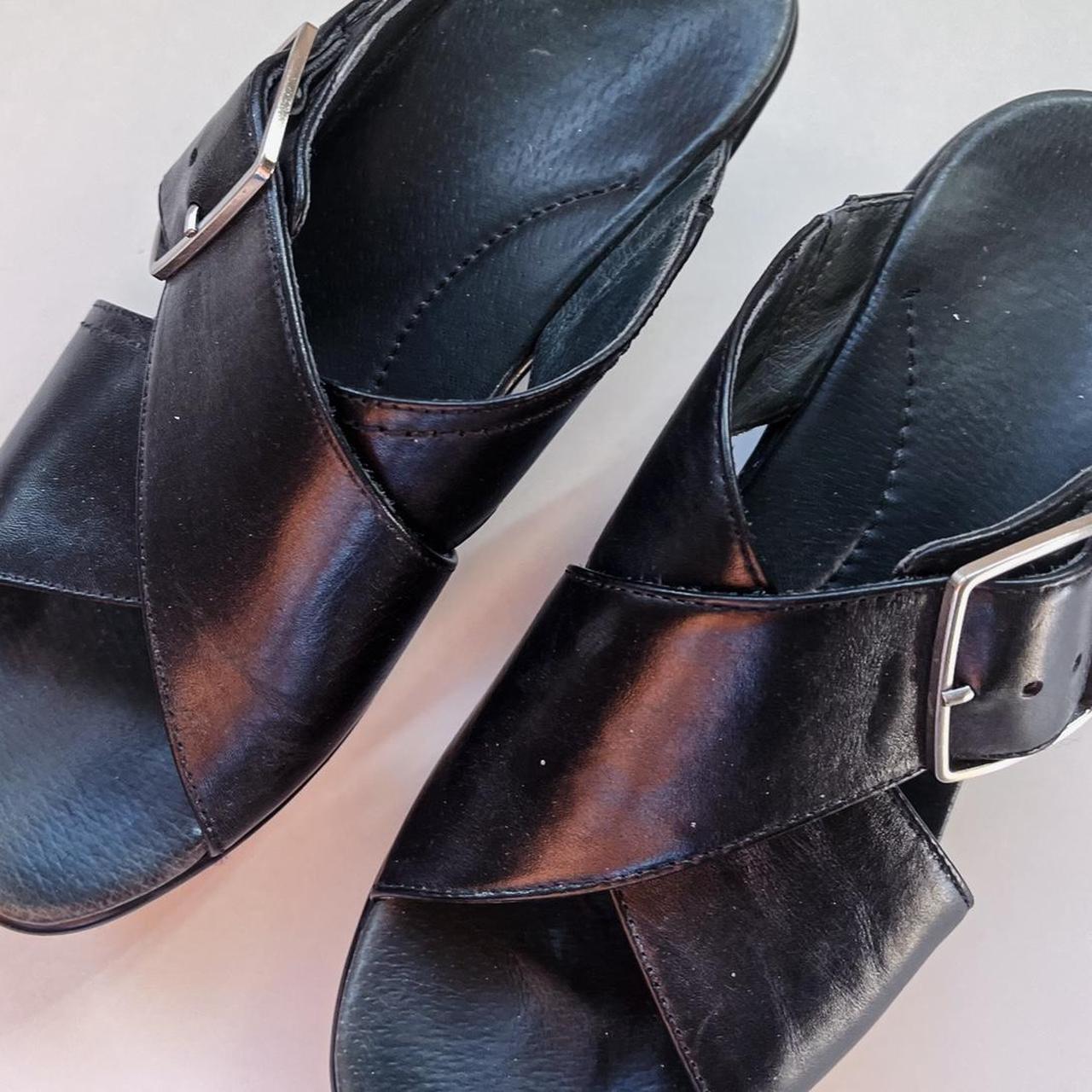 dansko sandals silver