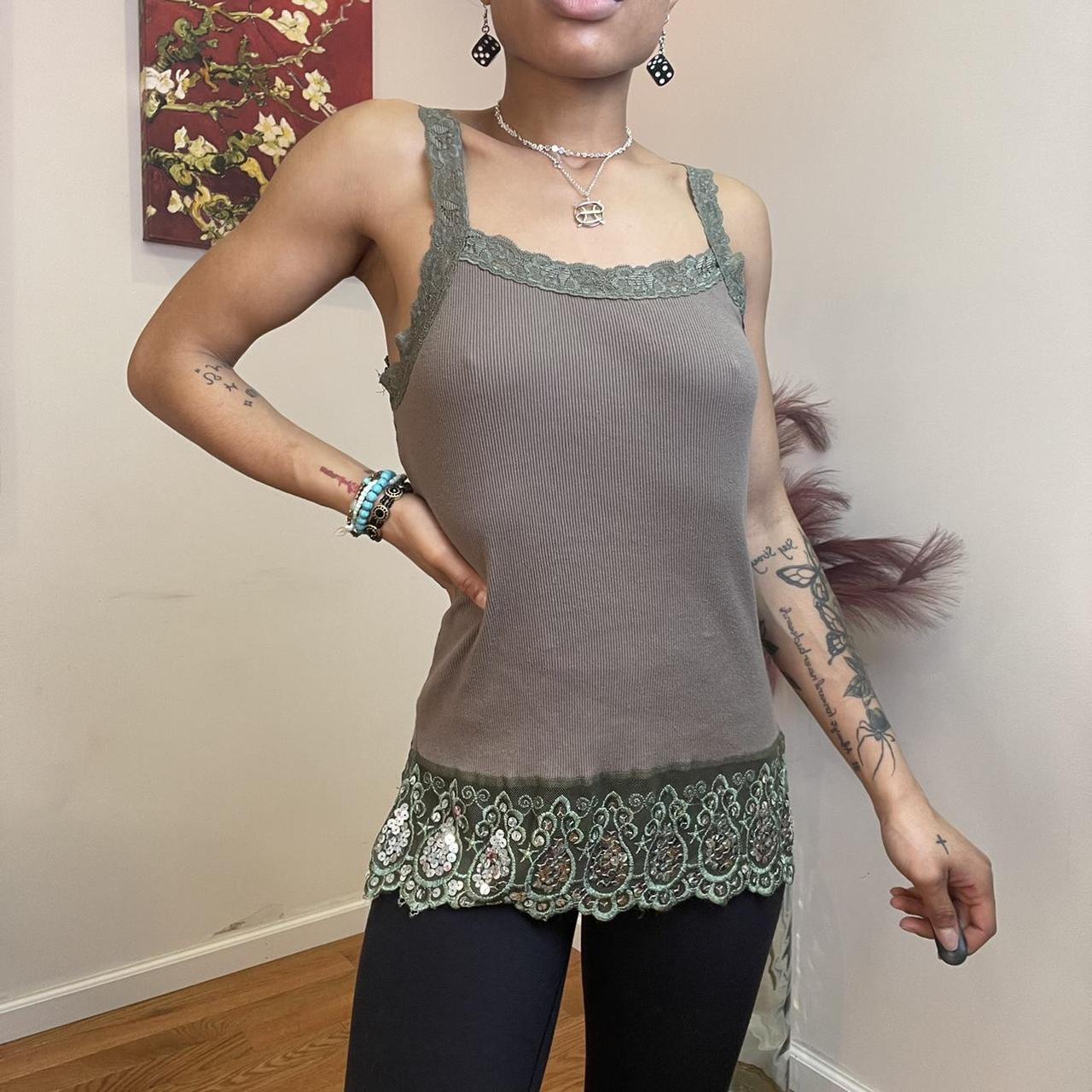 Urban Outfitters Women's Green Vests-tanks-camis (4)