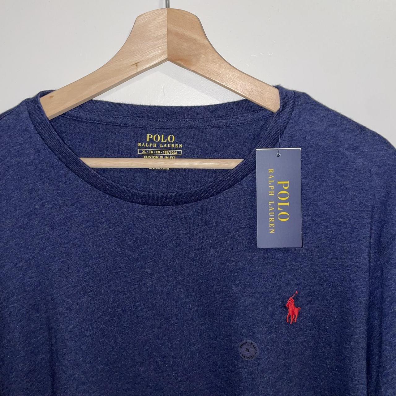 Polo Ralph Lauren Men's Navy T-shirt | Depop