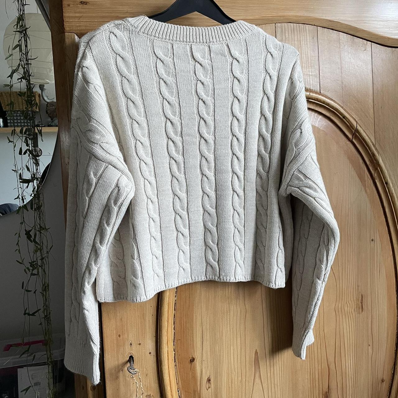 Women's Cream Jumper Depop