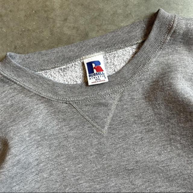 Vintage Russell athletic blank grey crewneck