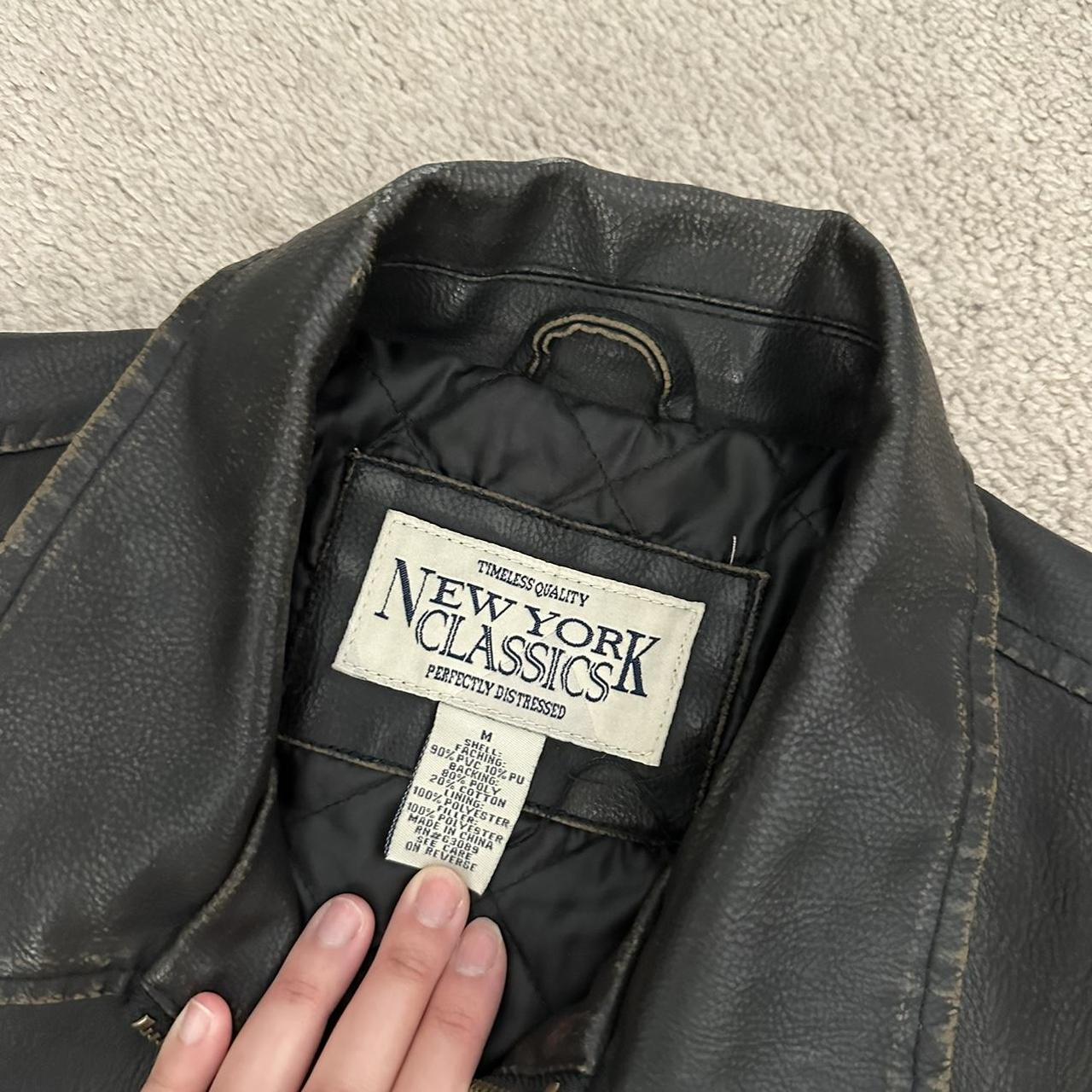 Wilson’s Leather Women's Black And Brown Jacket | Depop