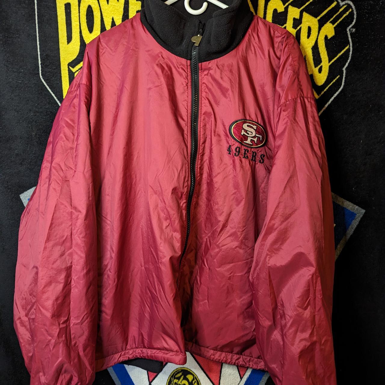 Vintage San Francisco 49ers reversible jacket See - Depop