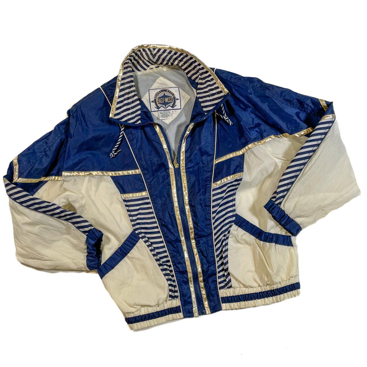East West Women's Navy and Gold Jacket