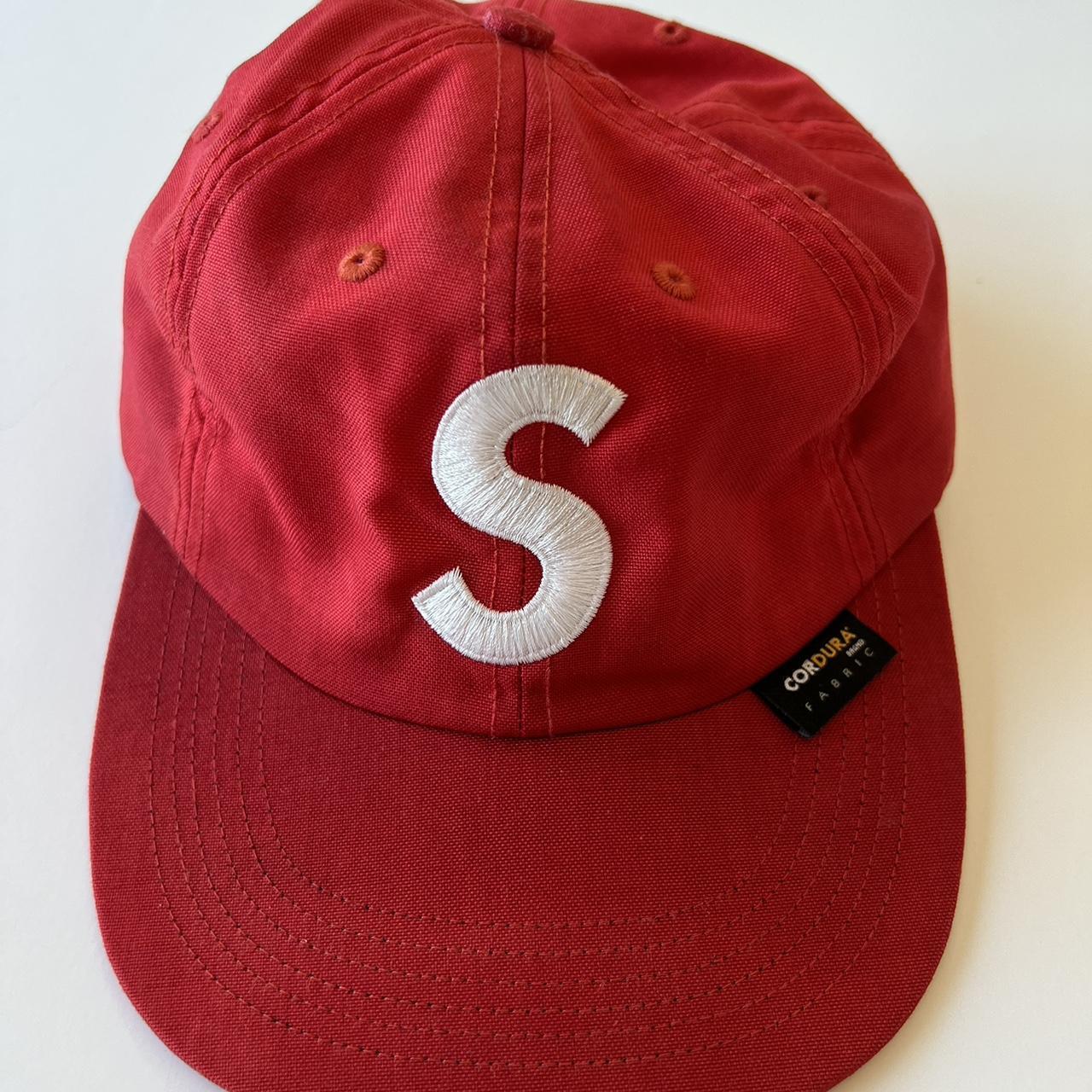 heres a Supreme Cordura hat “S” logo 6 panel hat....