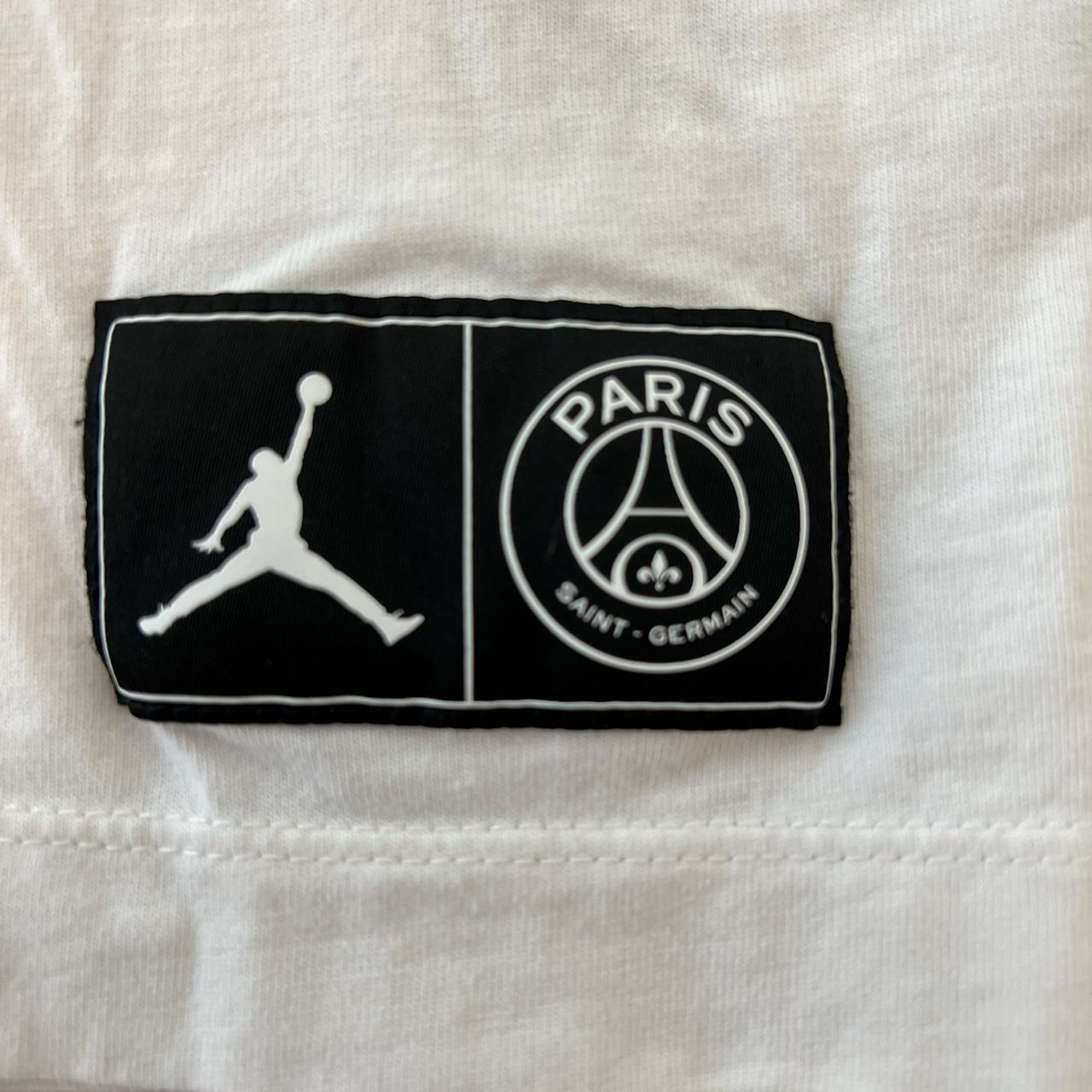 PSG Jordan 2020 Neon Orange / Red Shirt Previously - Depop