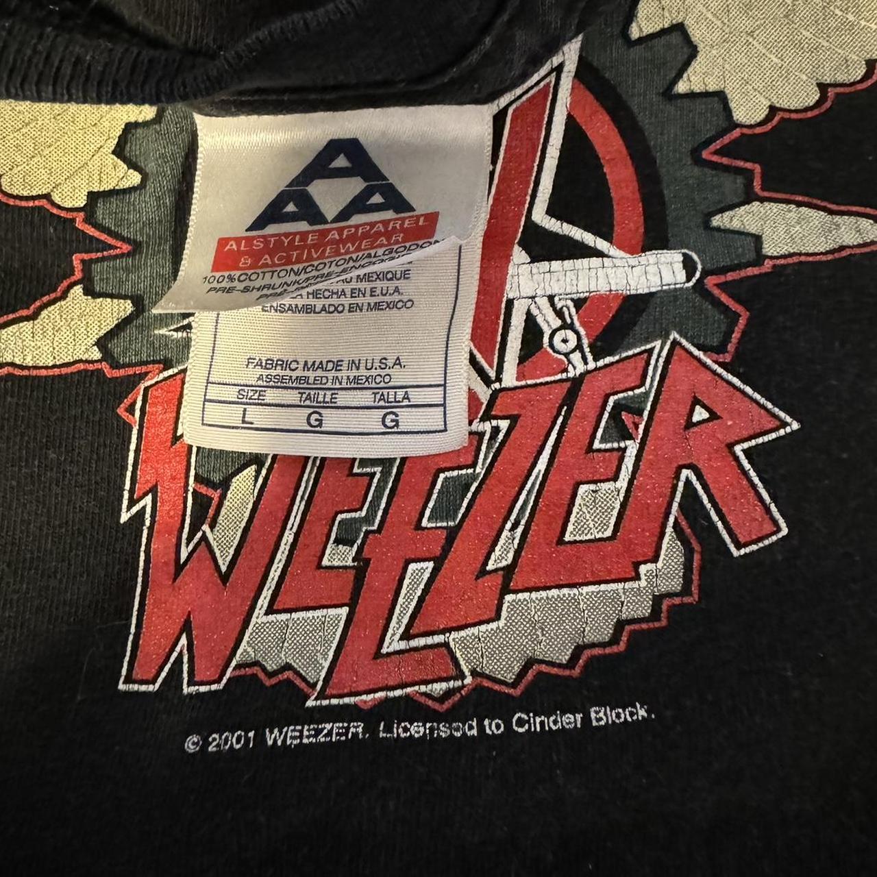 Vintage 2001 Weezer “Geektanic Weezmacht” Slayer | Depop