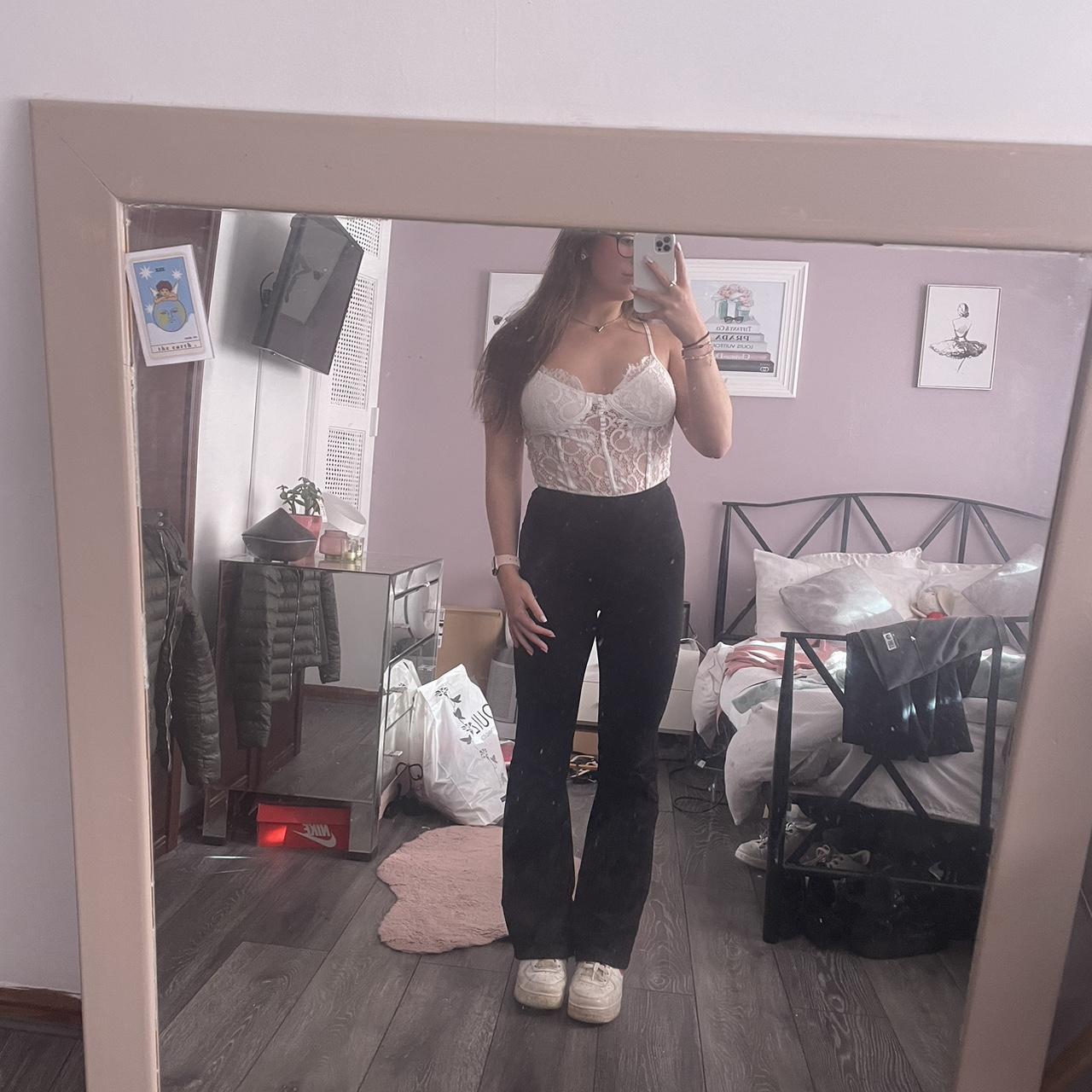 Missguided Women's White Bodysuit | Depop