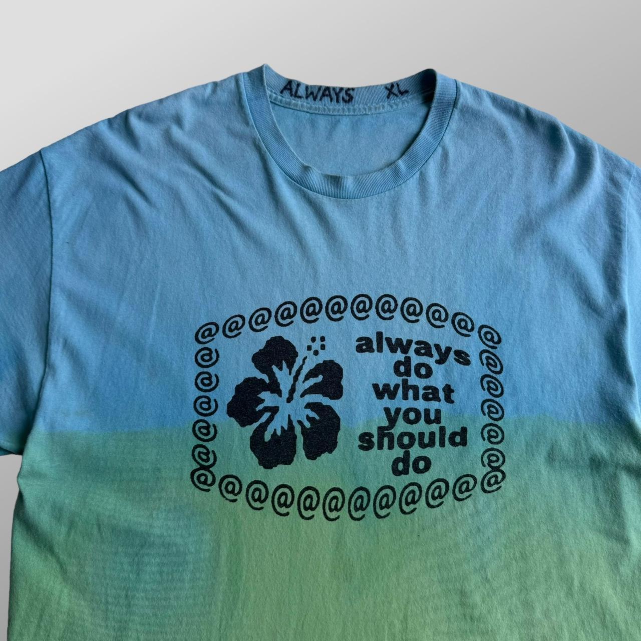 Always do what you should do t shirt - older piece | Depop