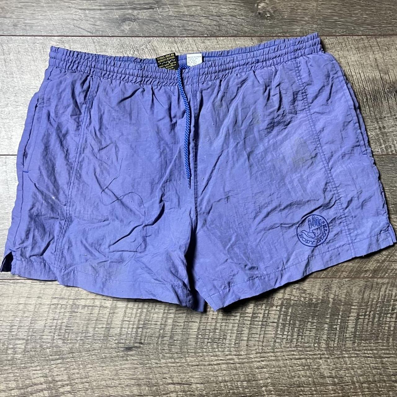 Vintage Body Glove Swim Trunk Shorts, periwinkle... - Depop