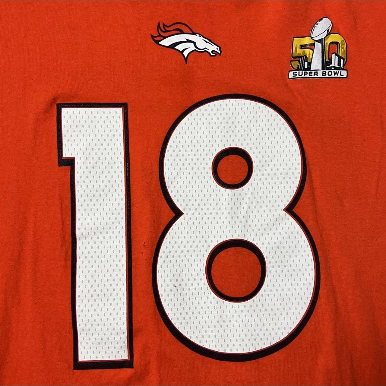 NFL Denver Broncos Peyton Manning Jersey T-Shirt - Depop