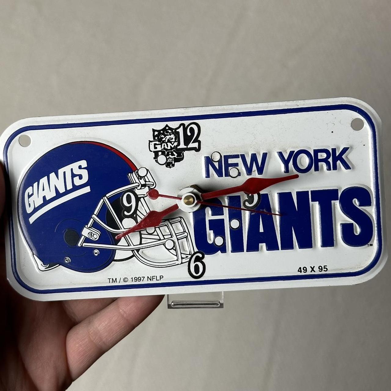 NFL License Plate Clock