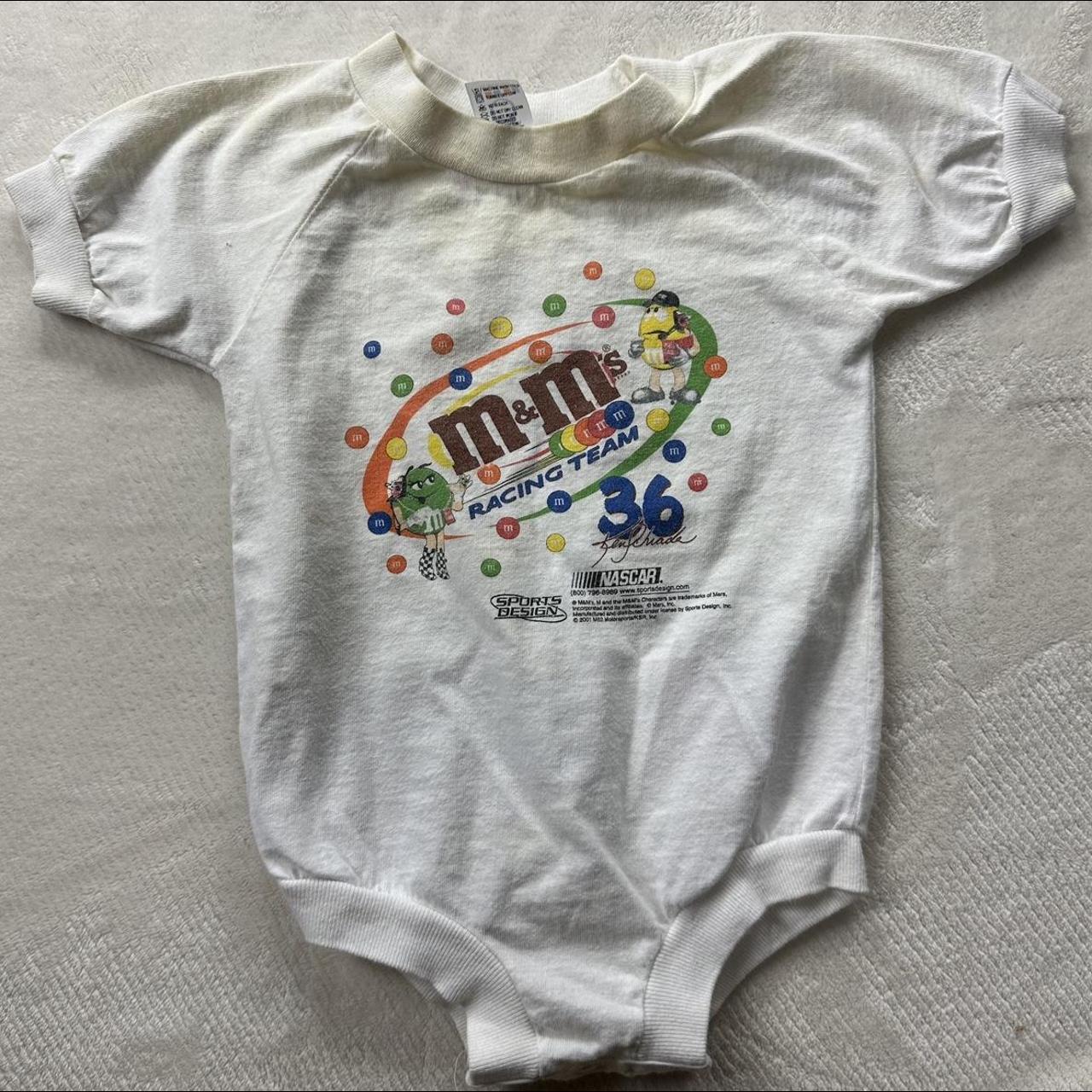 Y2K Baby Onesie NASCAR x M M Candies Racing Team Depop