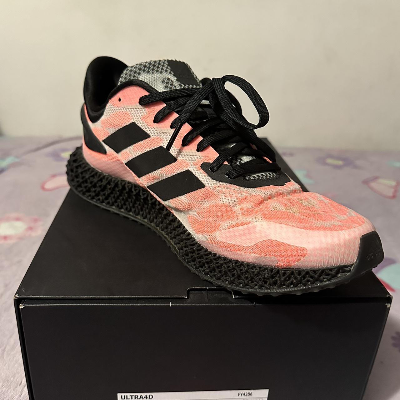 Men s Adidas 4D Run 1.0 Size 10. Signal Coral color