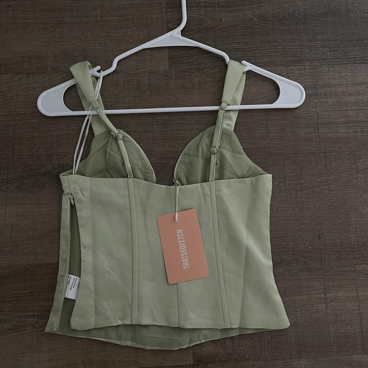 That’s So Fetch Size AU 6 Green Corset - Depop